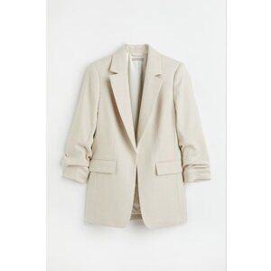H&M Gathered-Sleeve Jacket